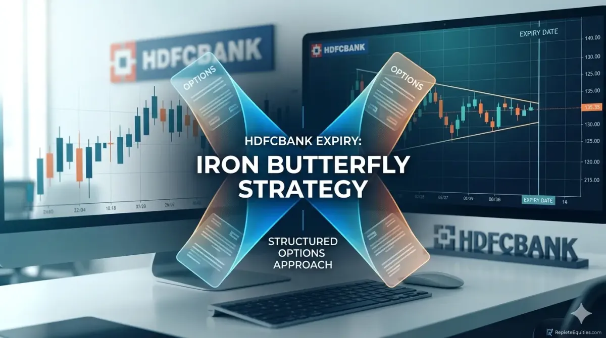 Iron Butterfly Strategy in HDFCBANK: A Structured Options Approach for Range-Bound Markets